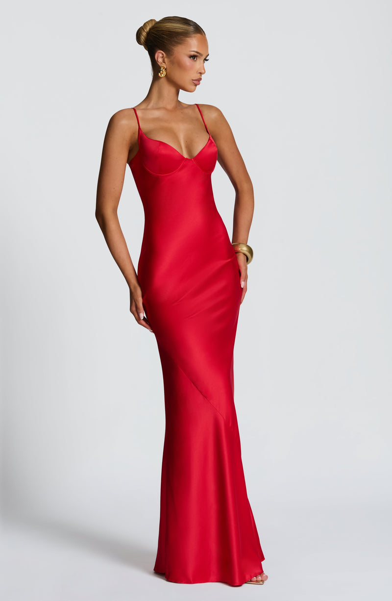 Athena Maxi Dress - Red Dress Babyboo Fashion Premium Exclusive Design