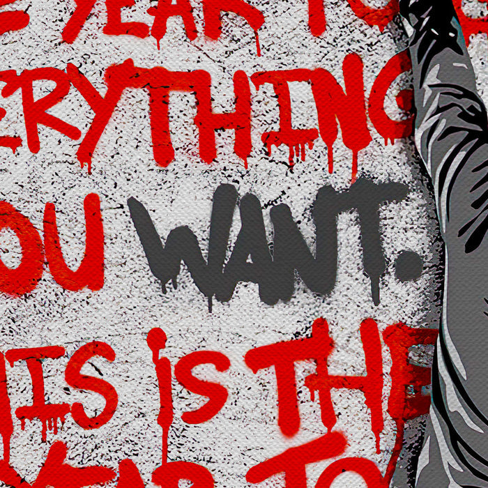 Banksy Quote Wall Art Canvas