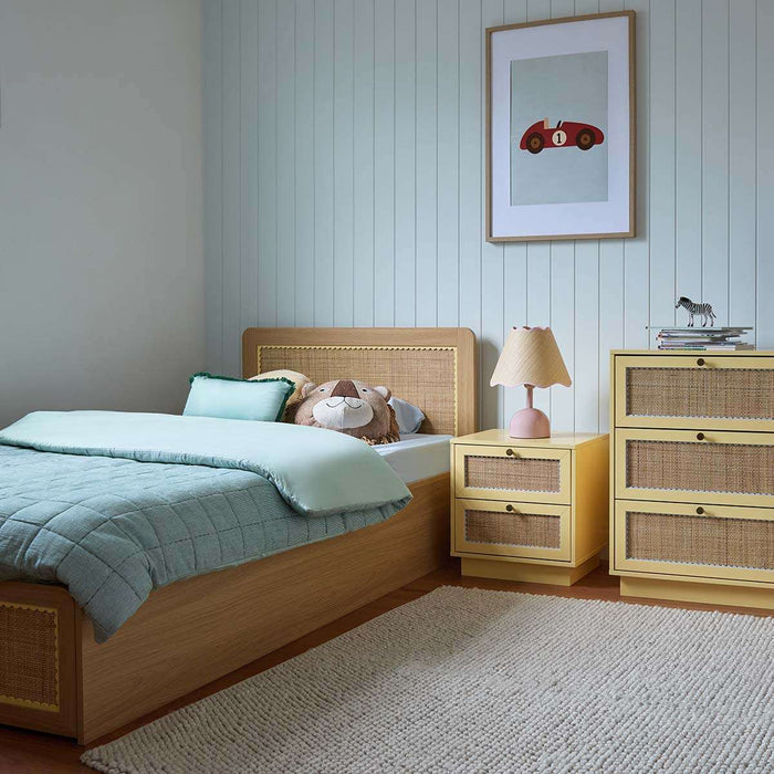Bonnie Bedside Table - Buttermilk