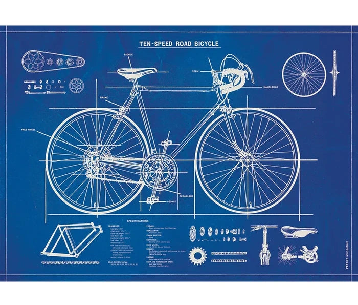 Cavallini Poster Bicycle