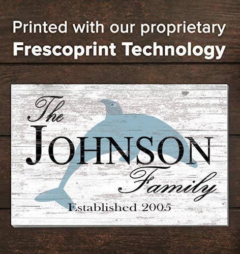 custom beach house sign dolphin