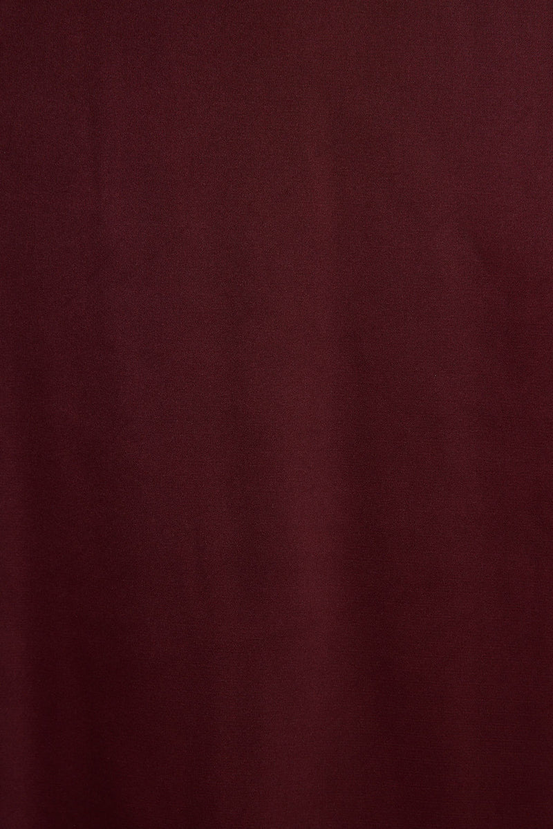 Additional view of the Dahlia Mulberry Satin Maxi Skirt from a different perspective.