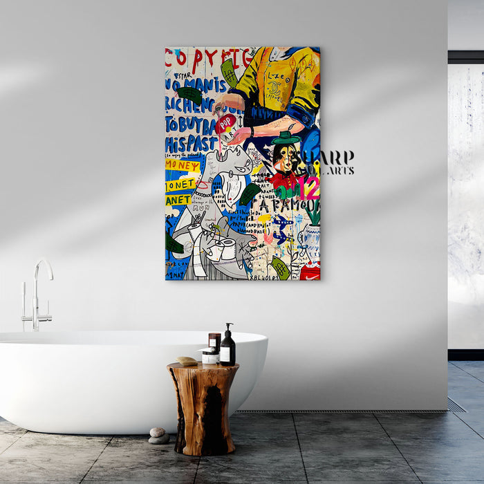 Diary About Pop Art Canvas