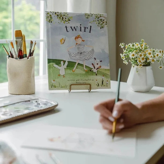Emily Lex Studios Watercolor Children's Book Twirl
