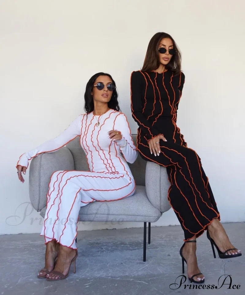 Gigi Elegant Midi Dress Orange / S