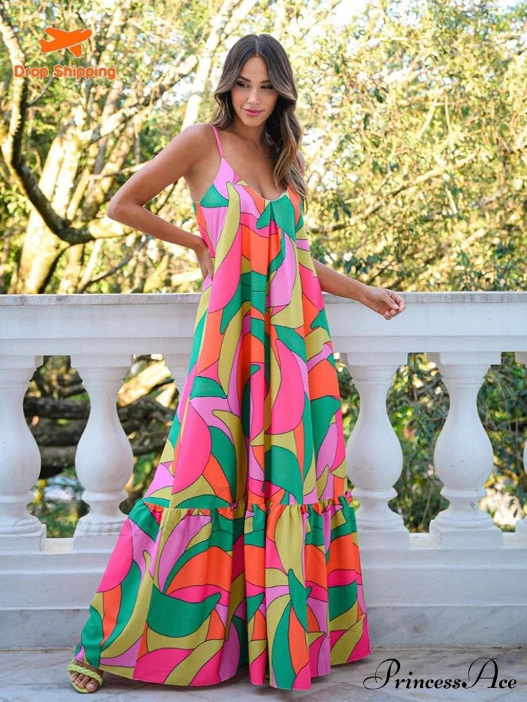 Leisure Commute Graceful Maxi Dress Amaranth / S