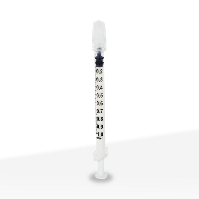 Luer Lock | Plastic Concentrate Syringe | 1mL - 0.1mL Increments - 100 Count