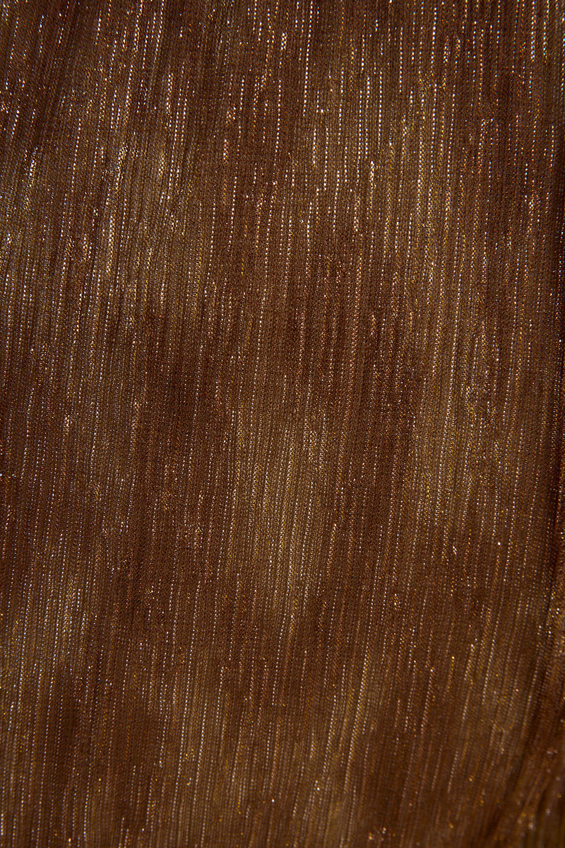 Marcos Bronze Lurex Jumpsuit