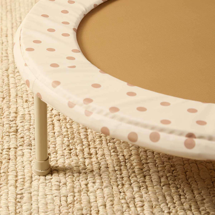 Mocka Bouncy Trampoline - Cream/Tan Spot