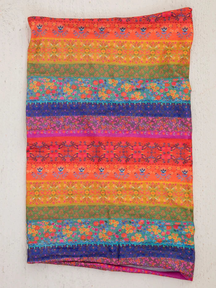 Natural Life Full Bandeau Headband- Rainbow Borders