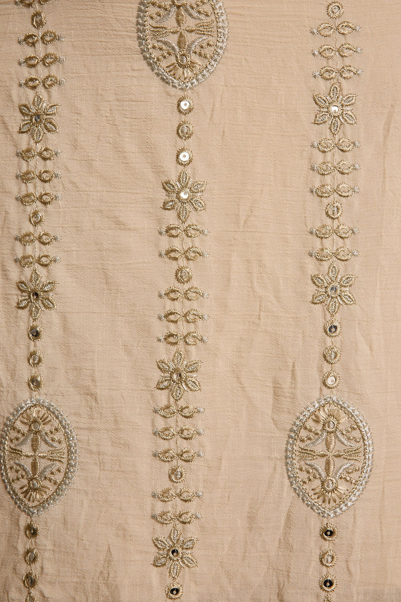 Ola Embroidered Linen Mini Skirt shown in a complementary styling arrangement.