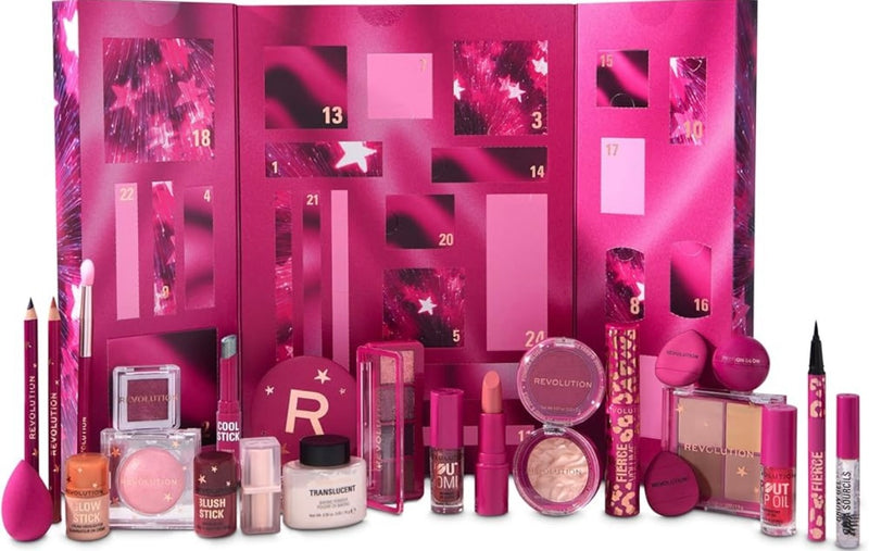 REVOLUTION BEAUTY SPARKLE MAKEUP ADVENT CALENDAR 2025