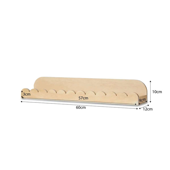 Sarah Scalloped Wall Shelf