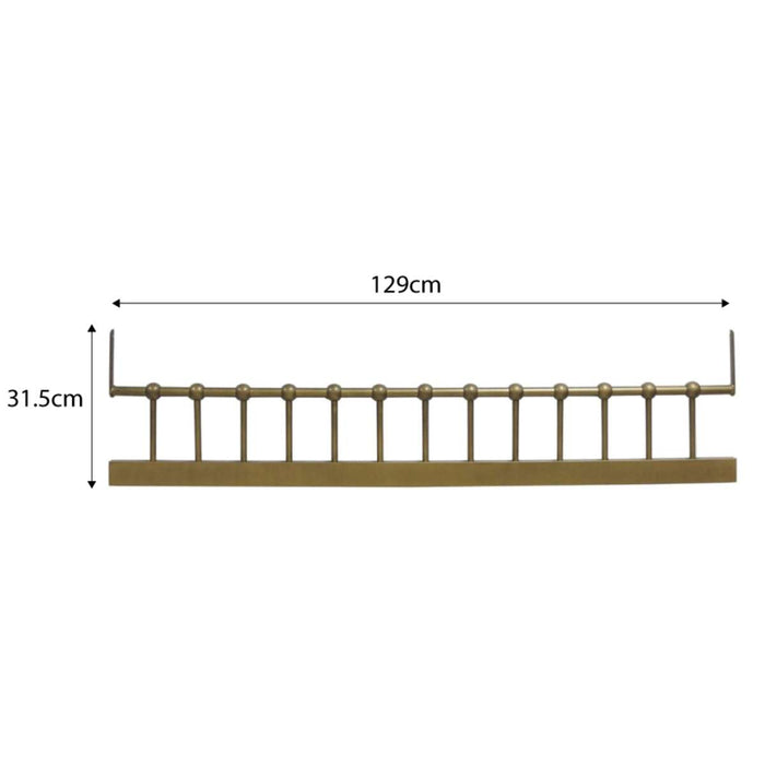 Sonata Cot Toddler Bed Conversion - Bronze