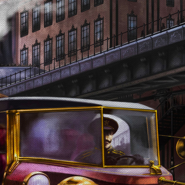 Steampunk Vehicles Wall Art Canvas