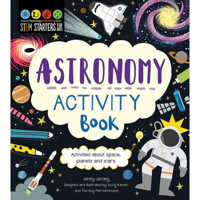Stem Starters For Kids Astronomy Activity Book By Jenny Jacoby - The Space Store
