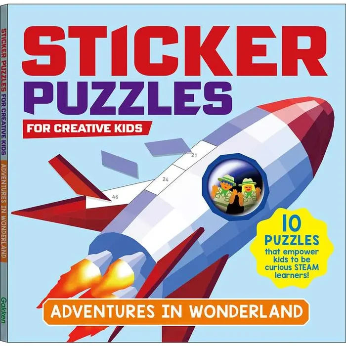 Sticker Puzzles; Adventures in Wonderland By Gakken Early Childhood Experts - The Space Store