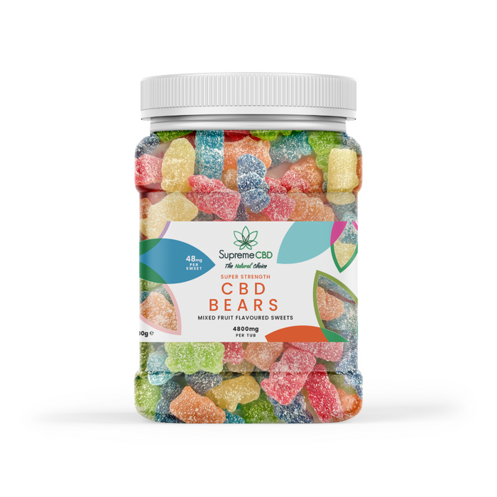 Wholesale Super Strength CBD Gummy Bears (4800mg)