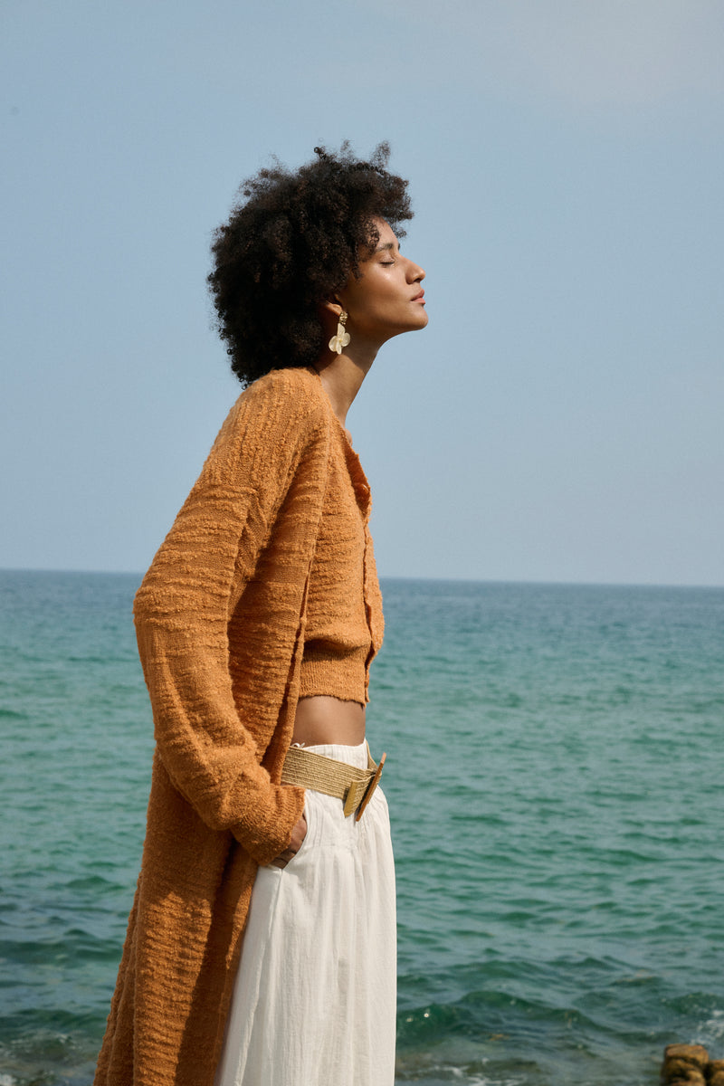 Textured knit set
