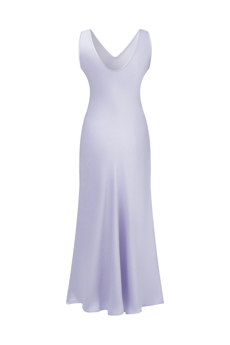 V-neck slim fit dress