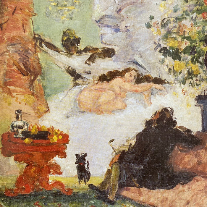Vintage 1990 Cézanne "A Modern Olympia" Art Print