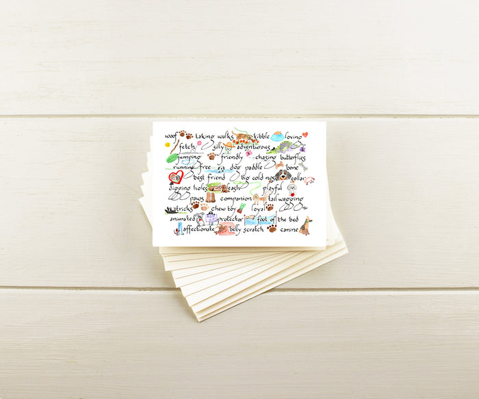 Woof Note Cards