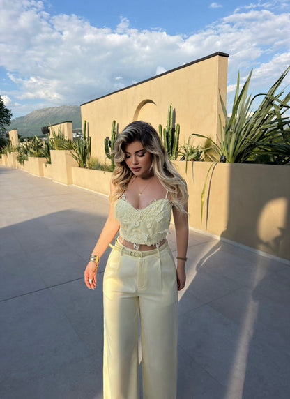 SET CROP DHE PANTALLONA