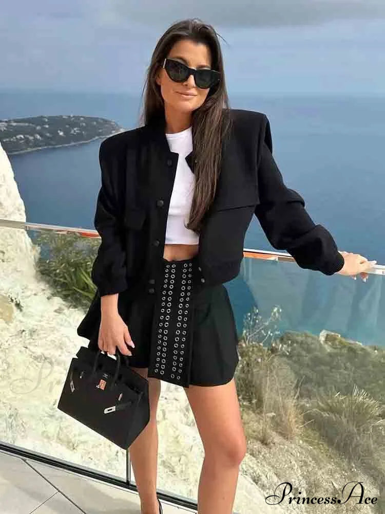 Adanna Elegant Bomber Jacket