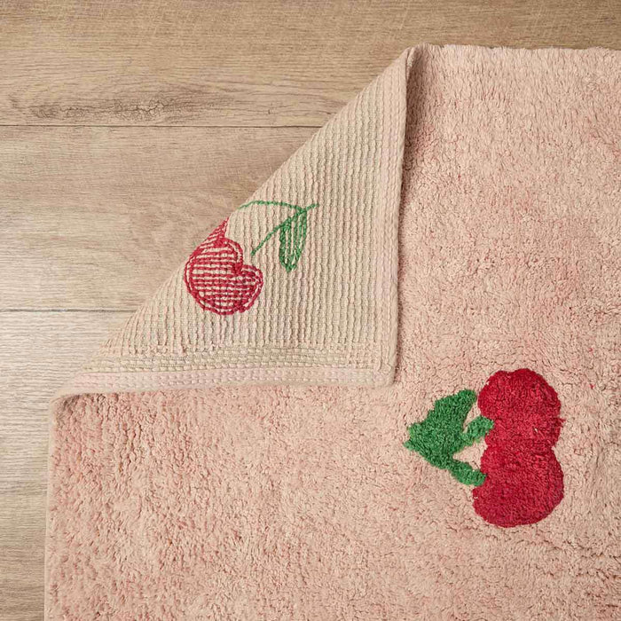 Addy Rectangle Cherry Rug - Pink
