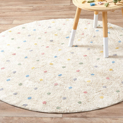 Addy Round Spot Rug - Multi