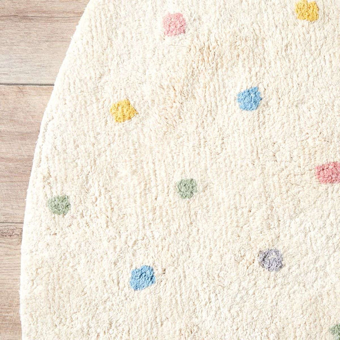 Addy Round Spot Rug - Multi