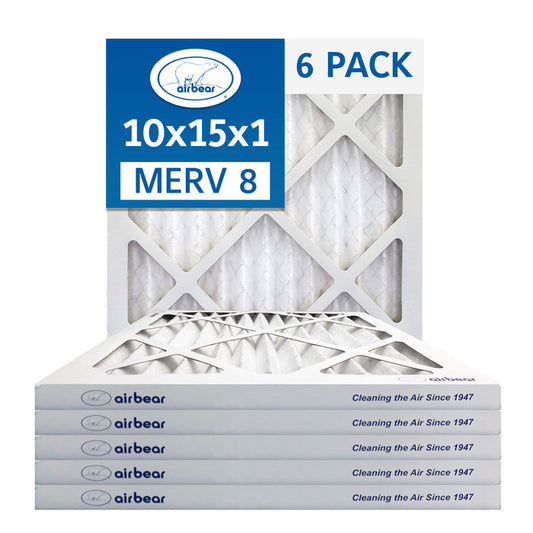 Air Bear 10x15x1 Pleated Air Filter