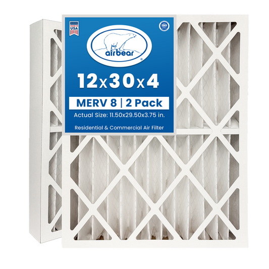 Air Bear 12x30x4 Pleated Air Filter