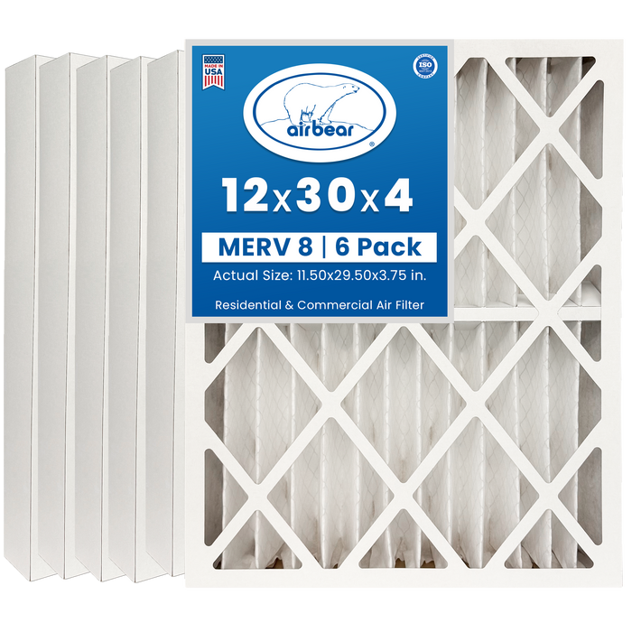 Air Bear 12x30x4 Pleated Air Filter
