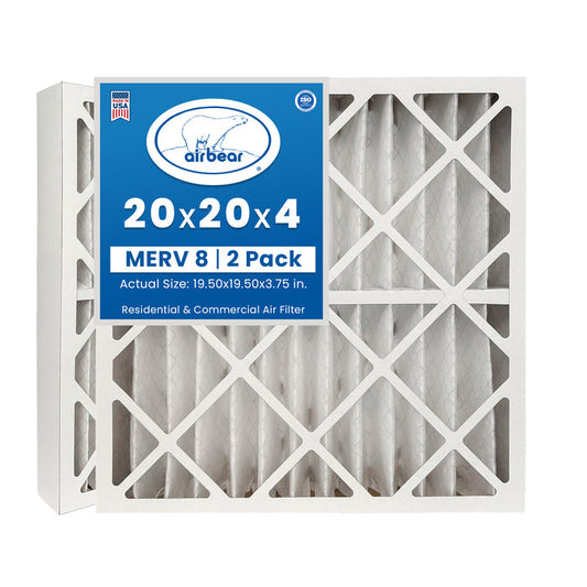 Air Bear 20x20x4 Pleated Air Filter
