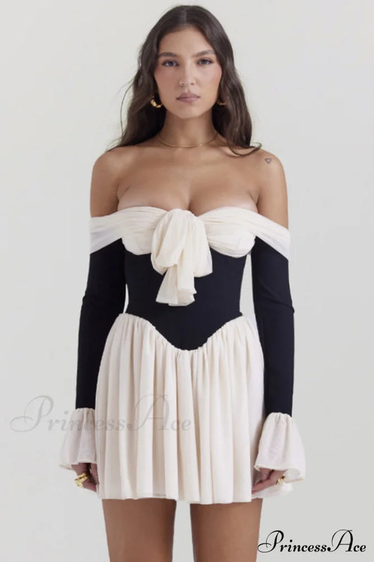 Alana Bateau Neck Mini Dress | Dress In Beauty