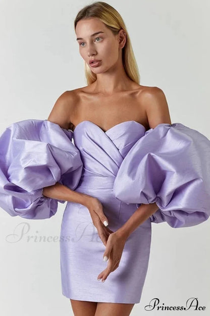 Alexandrine Puff Sleeve Mini Dress | Dress In Beauty