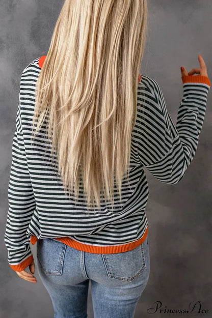 All Around The Charming Way Striped Top