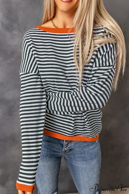 All Around The Charming Way Striped Top