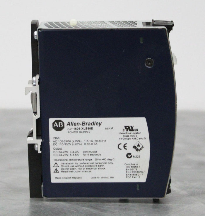 Allen-Bradley 1606-XLS80E Power Supply Module 100-240VAC, 24-28VDC