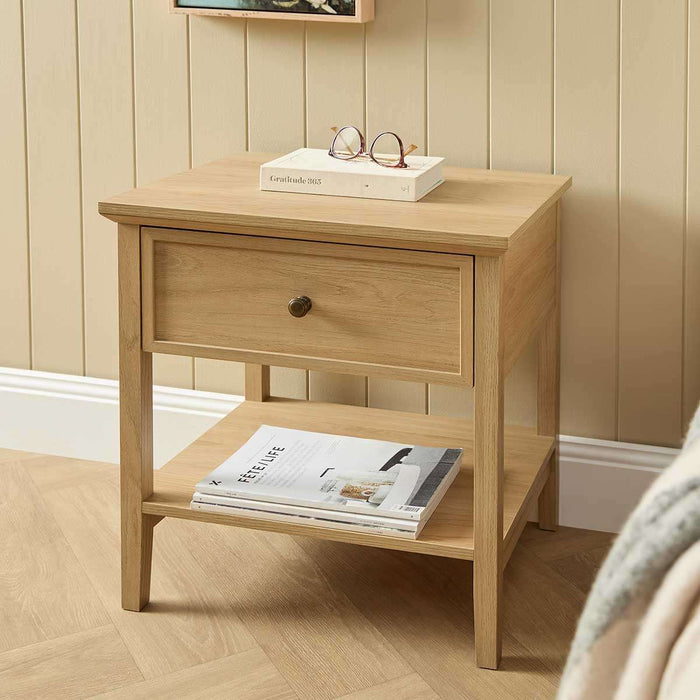 Ambrose Bedside Table - Natural