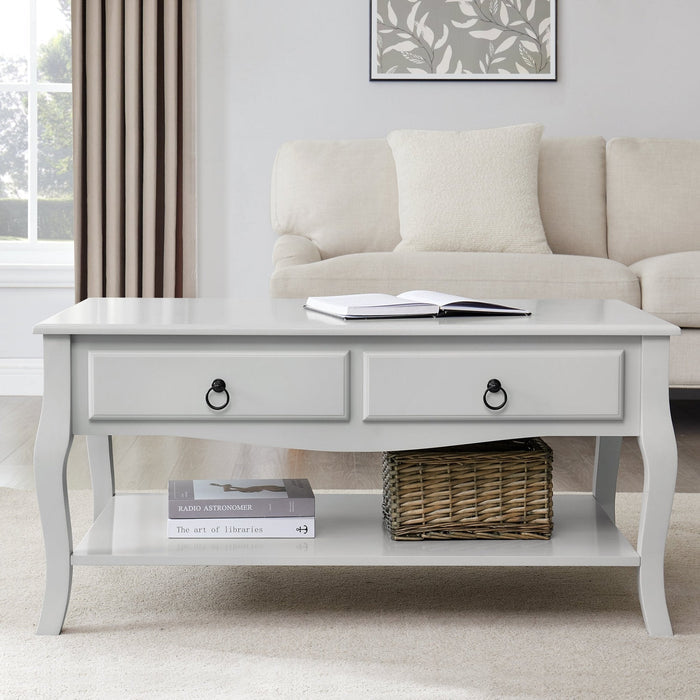 Amelie Coffee Table - Light Grey - DUSK