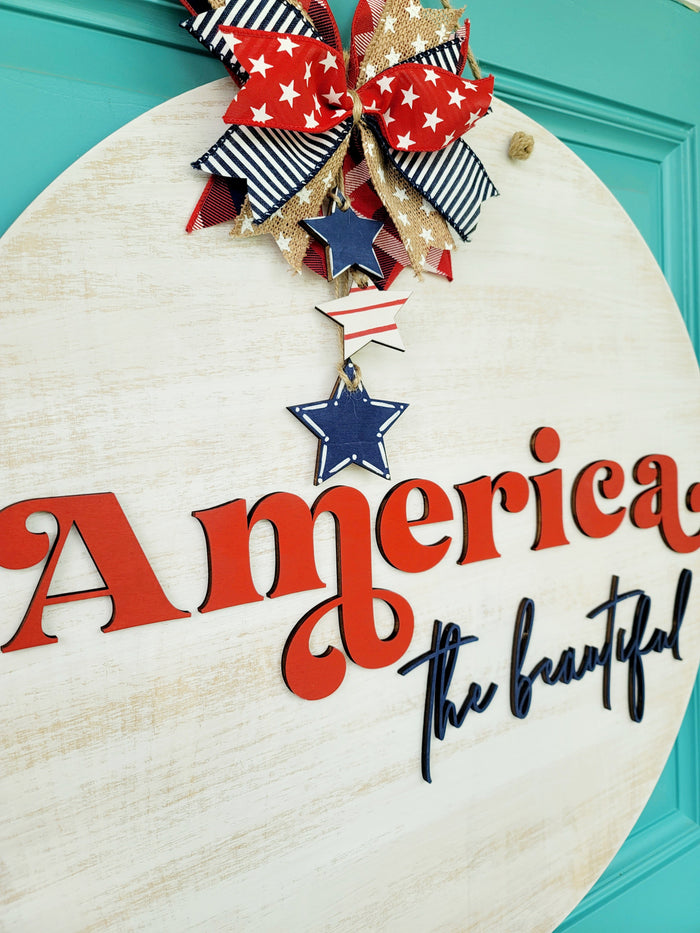 America the beautiful Door Hanger- wholesale