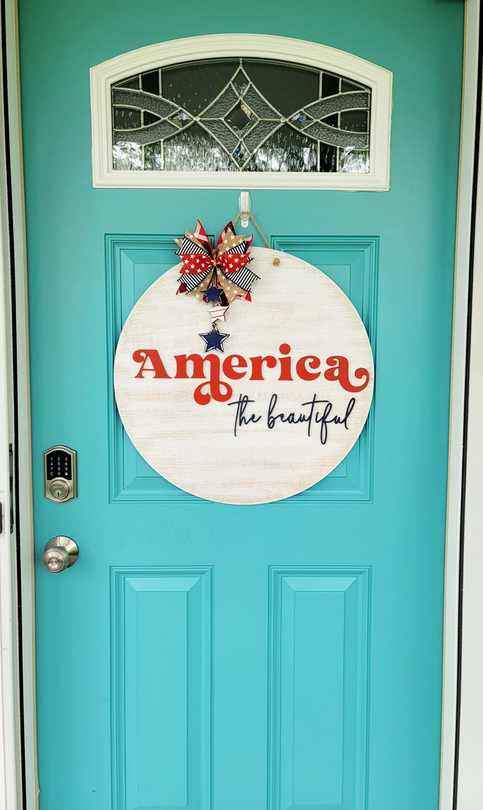 America the beautiful Door Hanger- wholesale