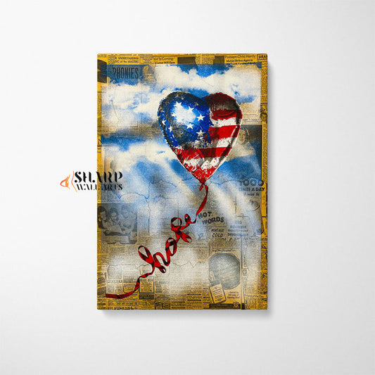 American Hope Canvas Wall Art