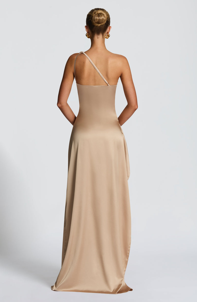 Ariel Maxi Dress - Champagne Dress Babyboo Fashion Premium Exclusive Design