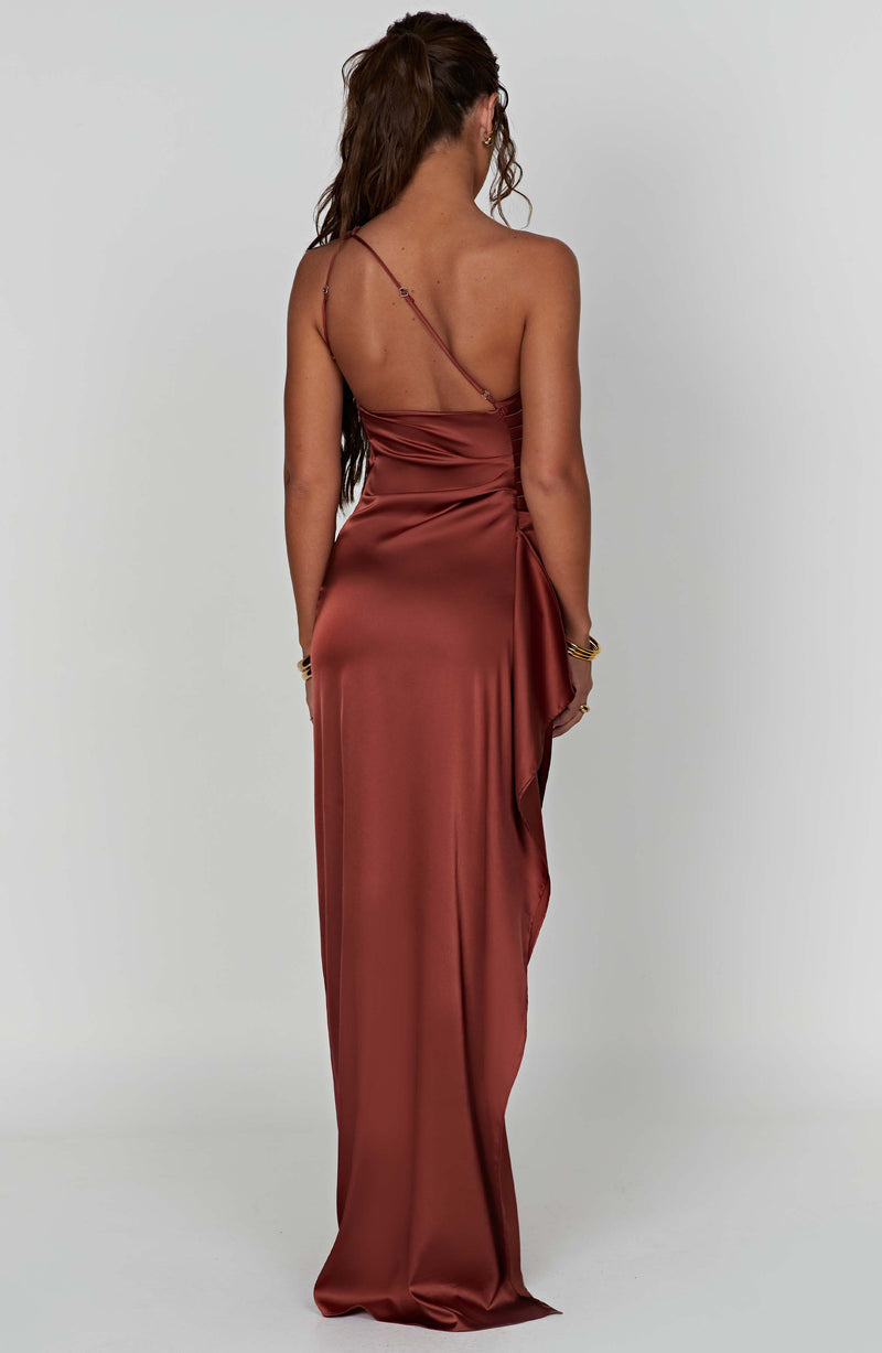 Ariel Maxi Dress - Rust Dress Babyboo Fashion Premium Exclusive Design