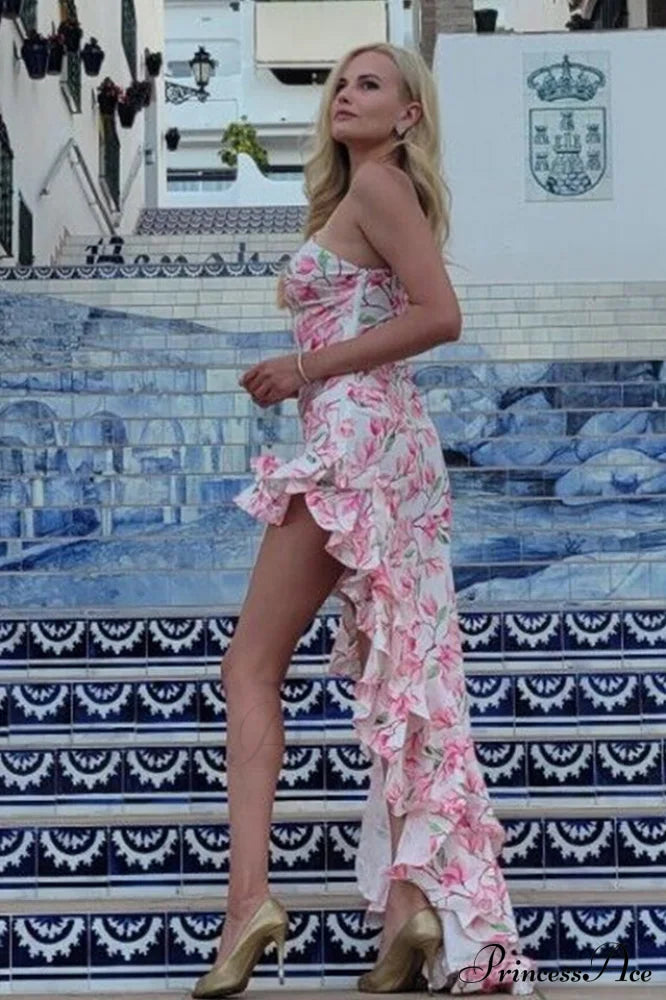 Asfrid Printed Stylish Maxi Dress