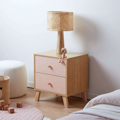 Aspen Bedside Table - Pink