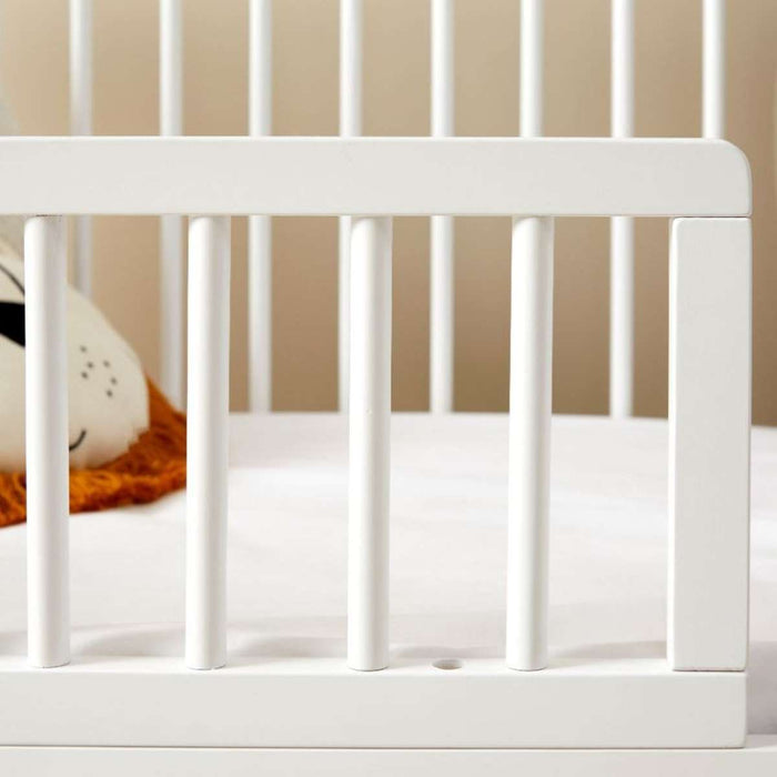 Aspen Cot Toddler Bed Half Frame - White